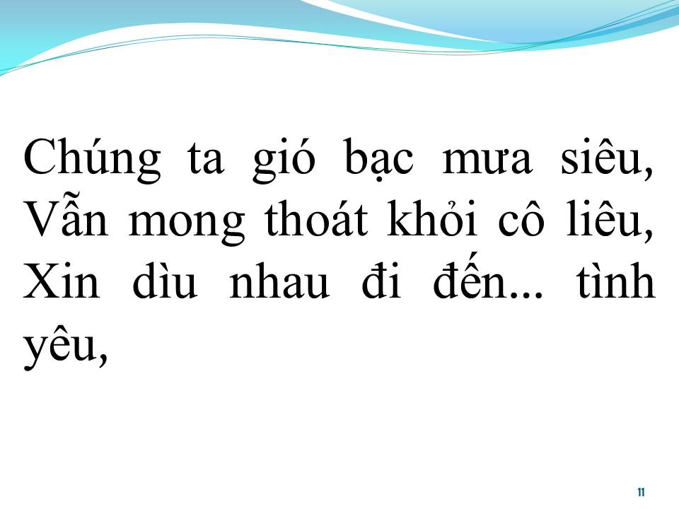 Lời bài hát XIN DÌU NHAU ĐẾN TÌNH YÊU
