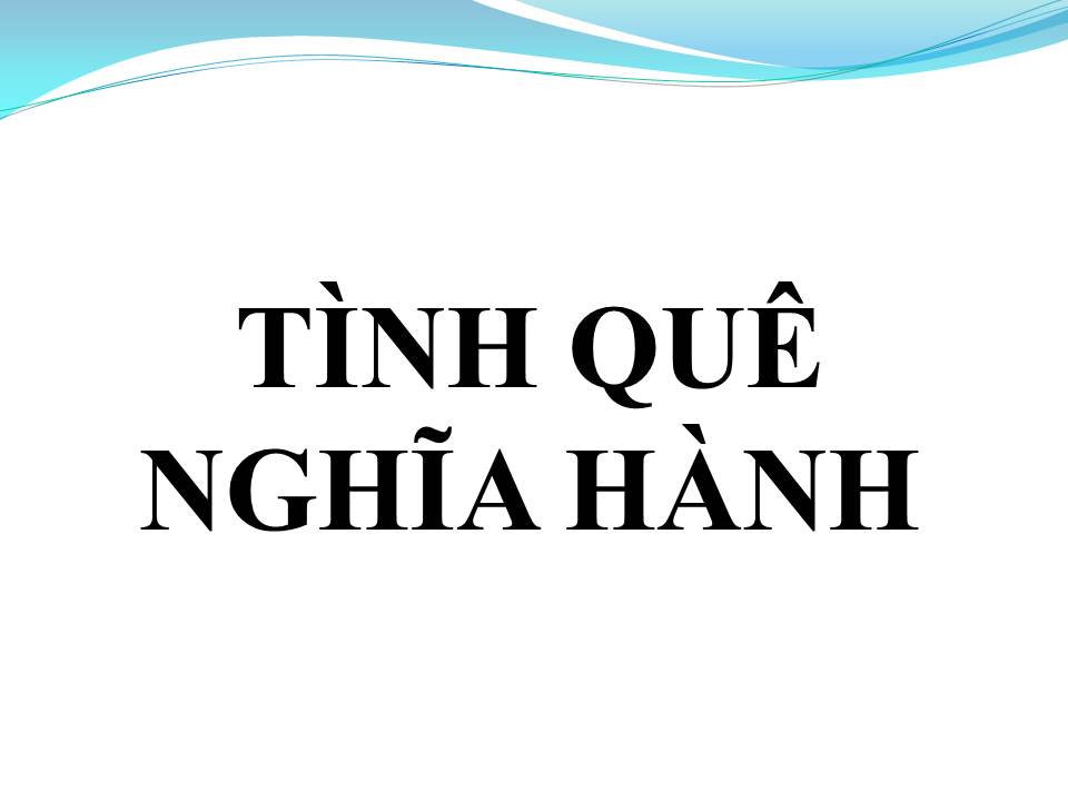 Lời bài hát TÌNH QUÊ NGHĨA HÀNH