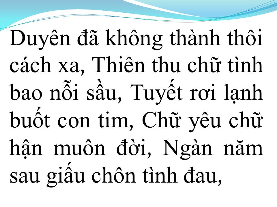 Lời bài hát NGÂN KHÚC TIÊU SẦU (NỖI BUỒN ĐÊM ĐÔNG 2)