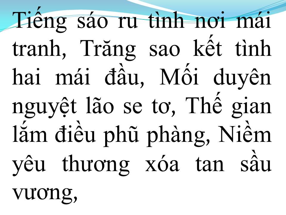 Lời bài hát NGÂN KHÚC TIÊU SẦU (NỖI BUỒN ĐÊM ĐÔNG 2)