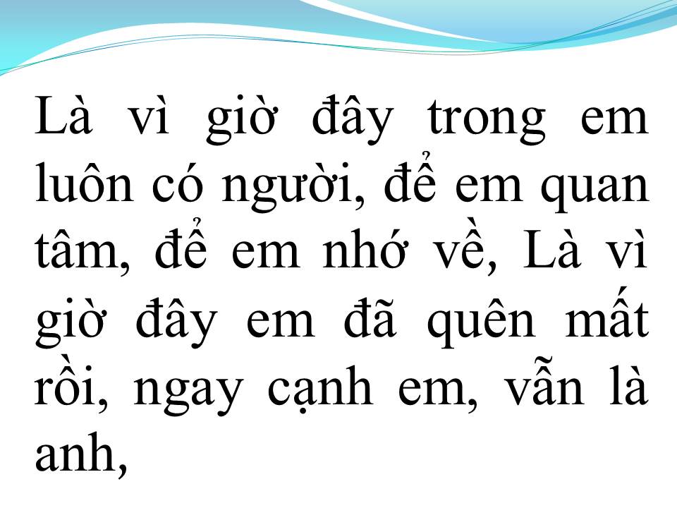 Lời bài hát GIÁ NHƯ