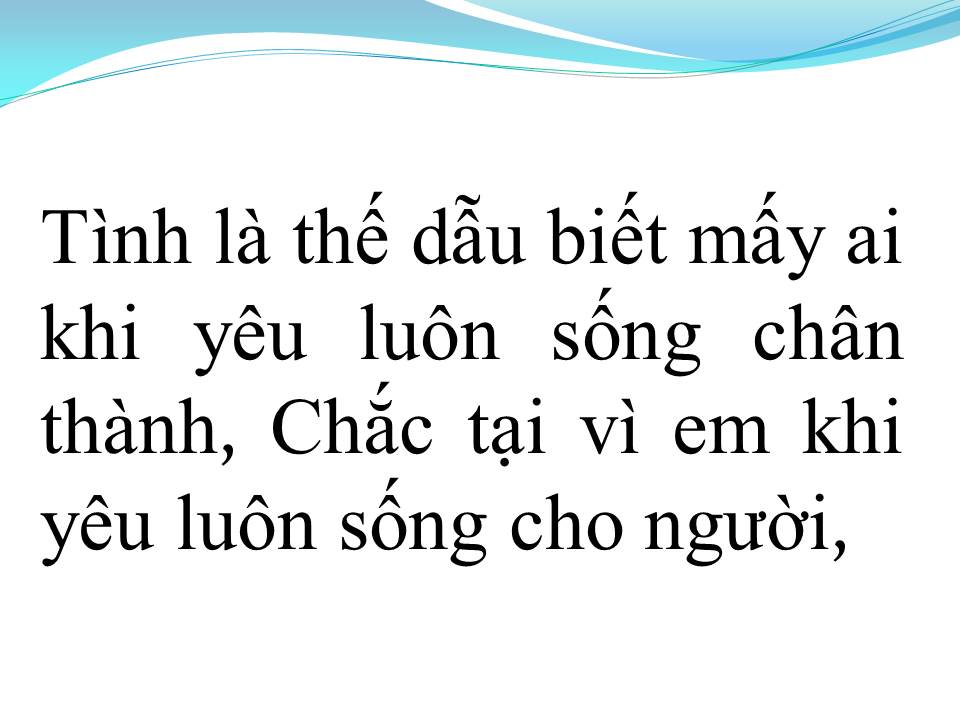 Lời bài hát YÊU TRÊN ĐẦU MÔI