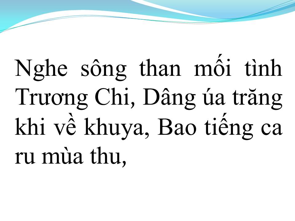 Lời bài hát TRƯƠNG CHI