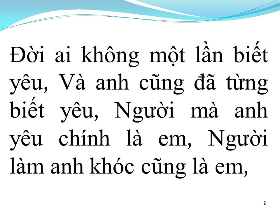 Lời bài hát KẾT THÚC KHÔNG VUI