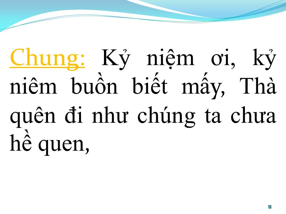 Lời bài hát TRANG THƯ XANH (SONG CA)