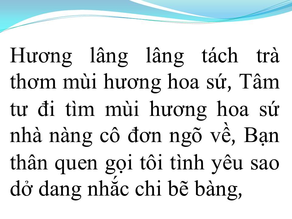 Lời bài hát HOA SỨ NHÀ NÀNG 2