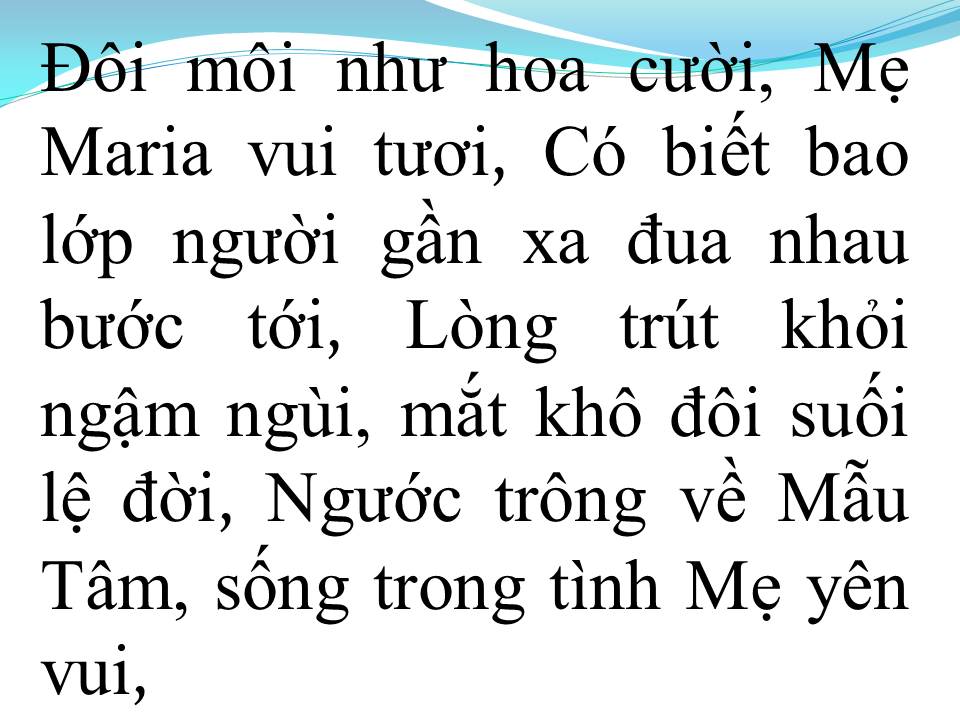 Lời bài hát NĂM XƯA TRÊN CAY SỒI (LỜI MẸ NHẮN NHỦ)