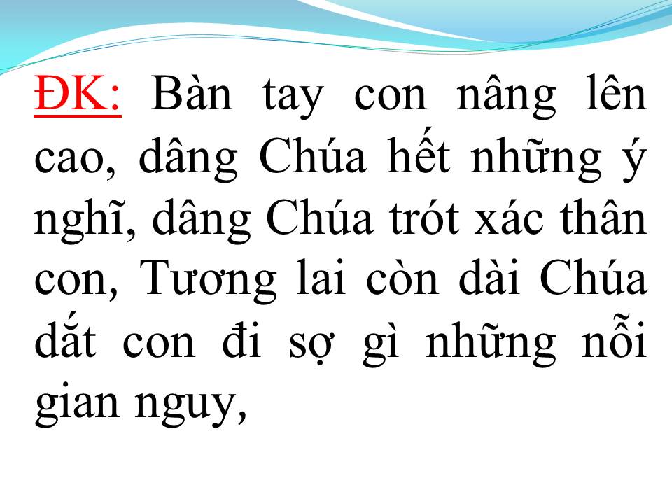 Lời bài hát LỜI THIÊNG