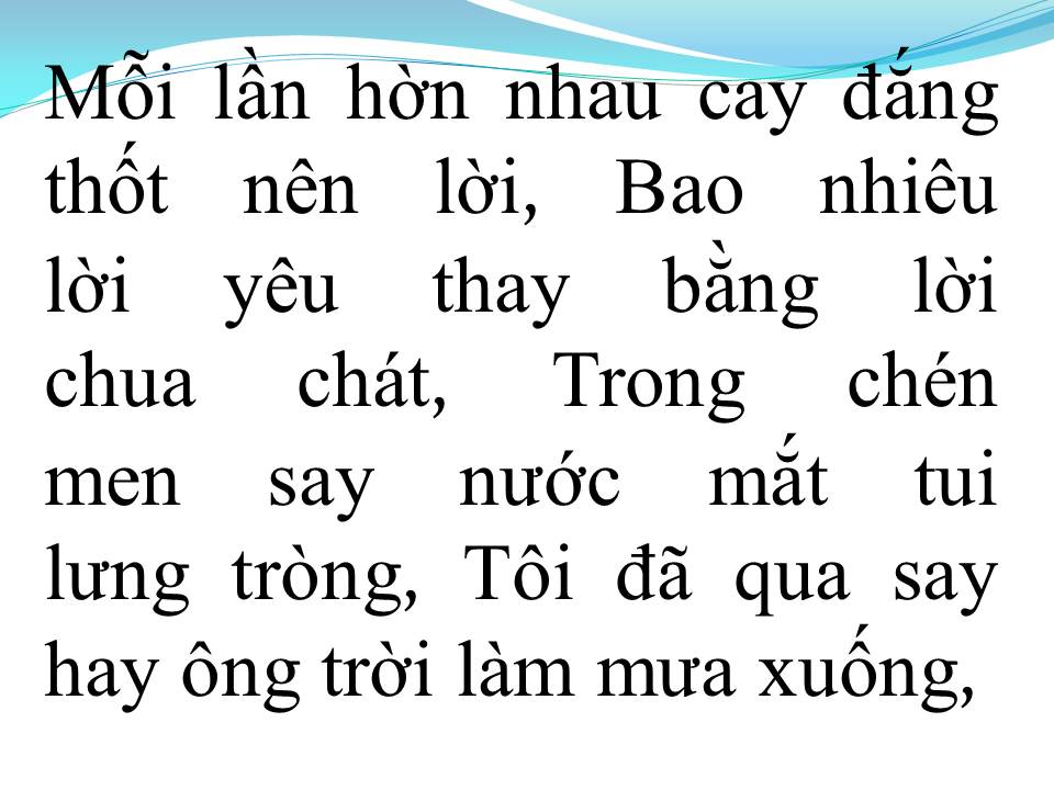 Lời bài hát MIỄN CƯỠNG THÓI ĐỜI