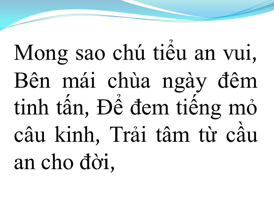 Lời bài hát CHÚ TIỂU NGÂY THƠ