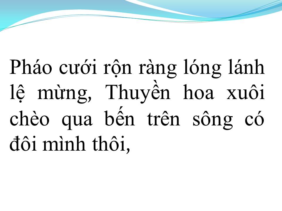 Lời bài hát MỘT LẦN XA BẾN
