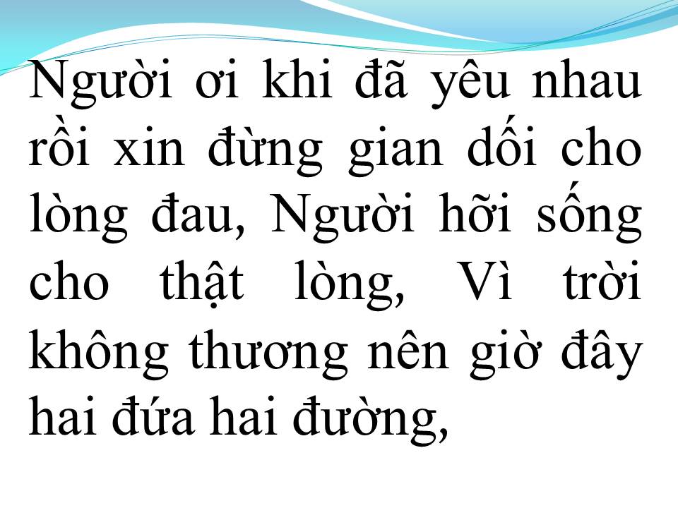 Lời bài hát NGƯỜI ƠI CÓ NHỚ