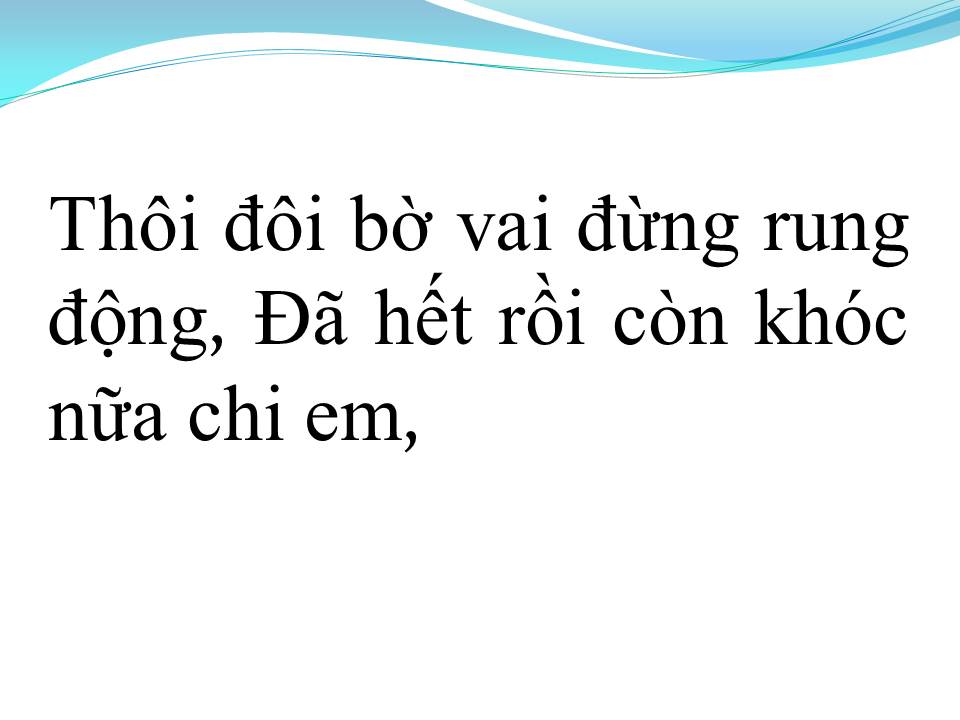 Lời bài hát THÔI