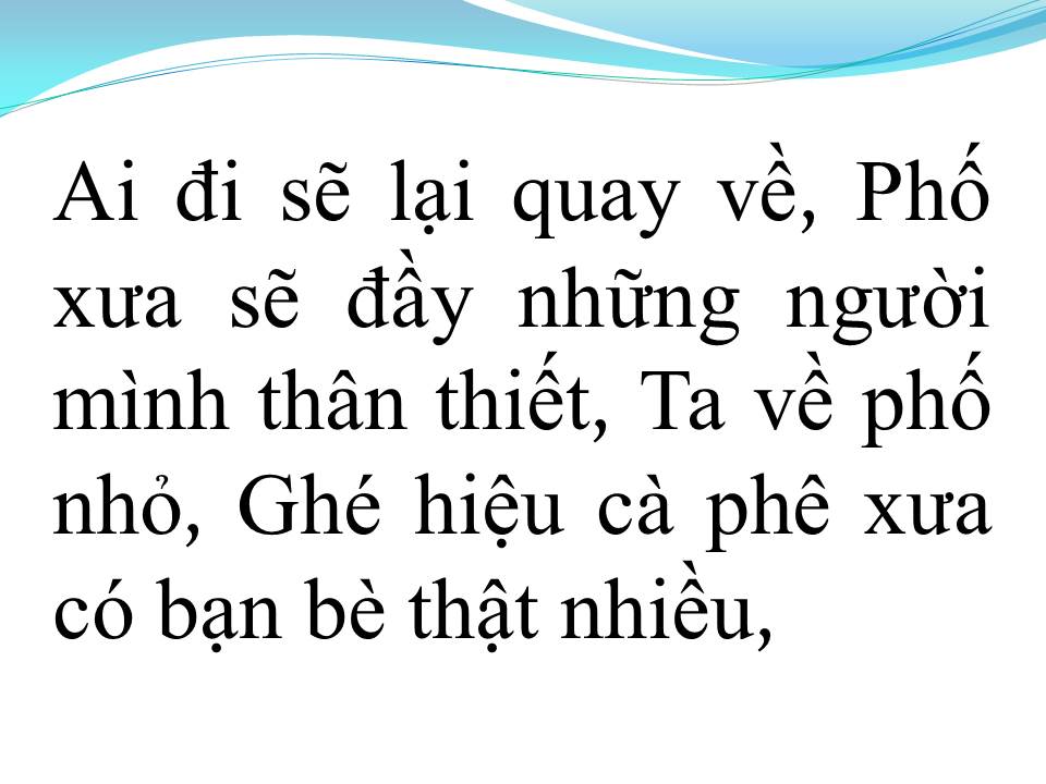 Lời bài hát HÁT CHO MAI SAU