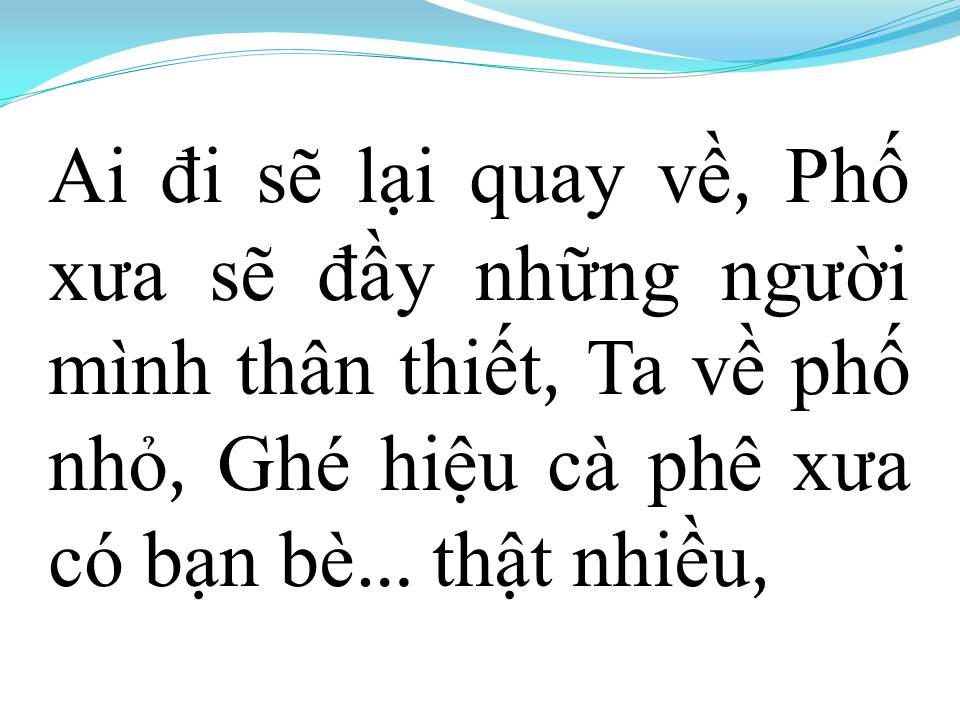 Lời bài hát HÁT CHO MAI SAU