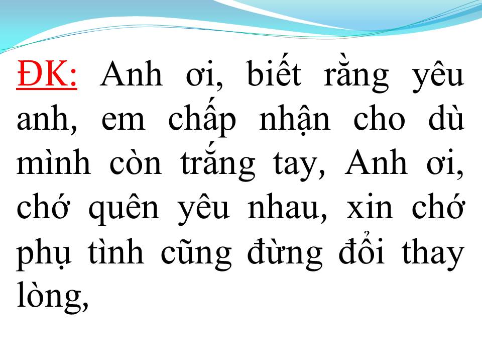 Lời bài hát ĐÊM NHỚ NGƯỜI TÌNH
