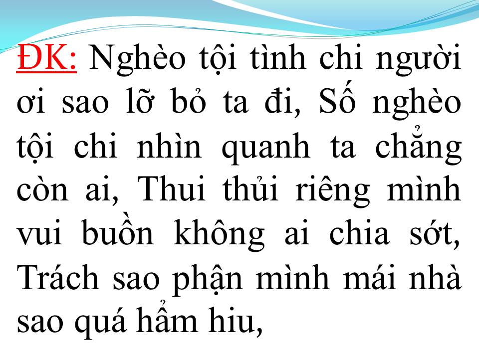 Lời bài hát CUỘC SỐNG KHÔNG TIỀN
