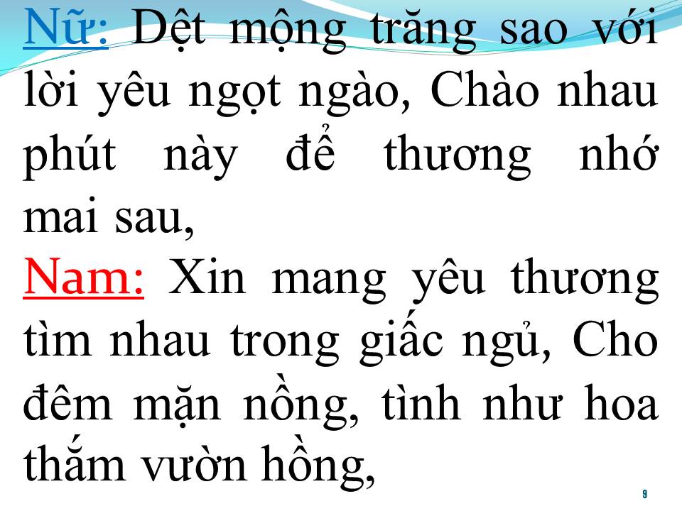 Lời bài hát TÌNH MUỘN (SONG CA)