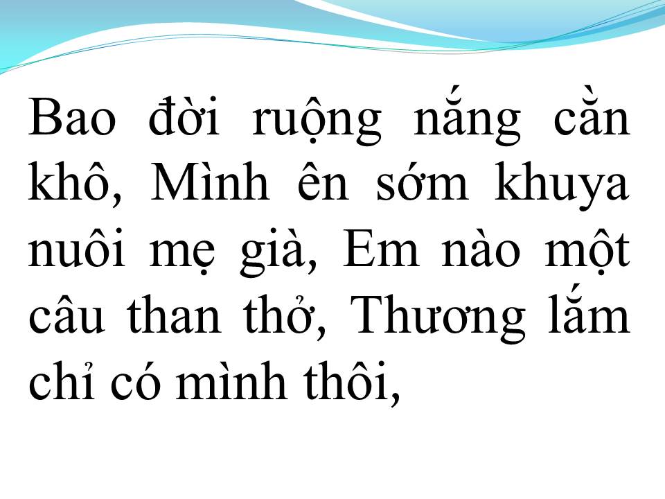 Lời bài hát THƯƠNG LẮM MÌNH ƠI