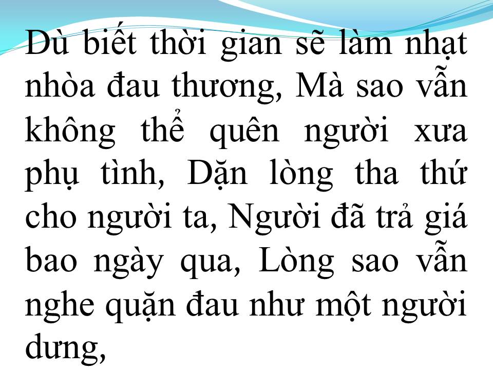 Lời bài hát GIÁ PHẢI TRẢ