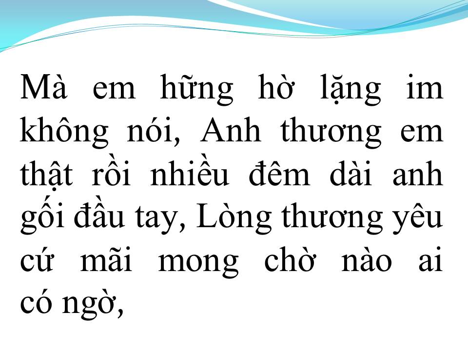 Lời bài hát BÀI THƠ TÌNH
