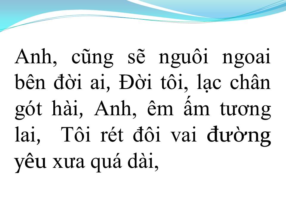 Lời bài hát CHIA TAY NHAU RỒI