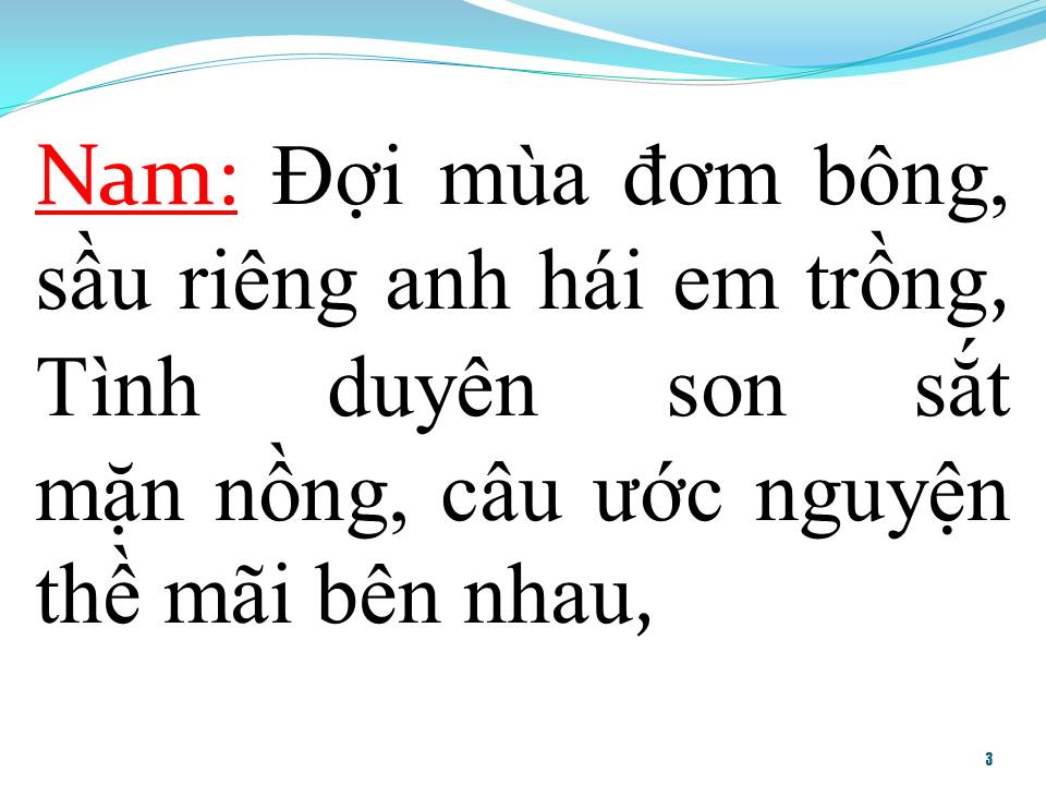 Lời bài hát HƯƠNG SẦU RIÊNG MUỘN (SONG CA)