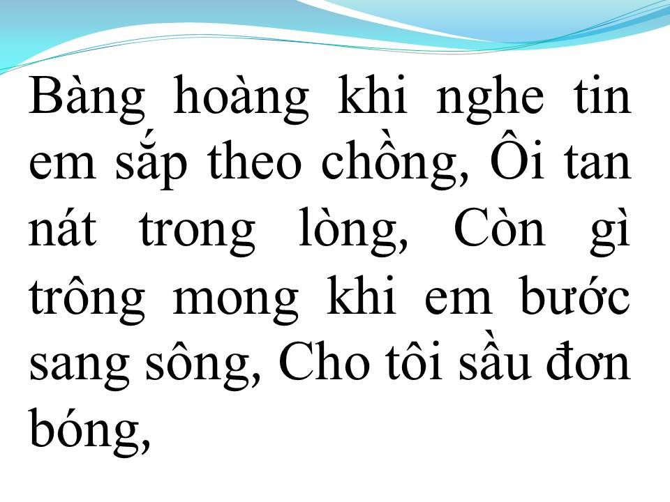 Lời bài hát KHI THUYỀN XA BẾN