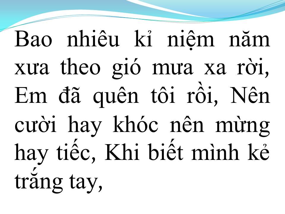 Lời bài hát KHI THUYỀN XA BẾN