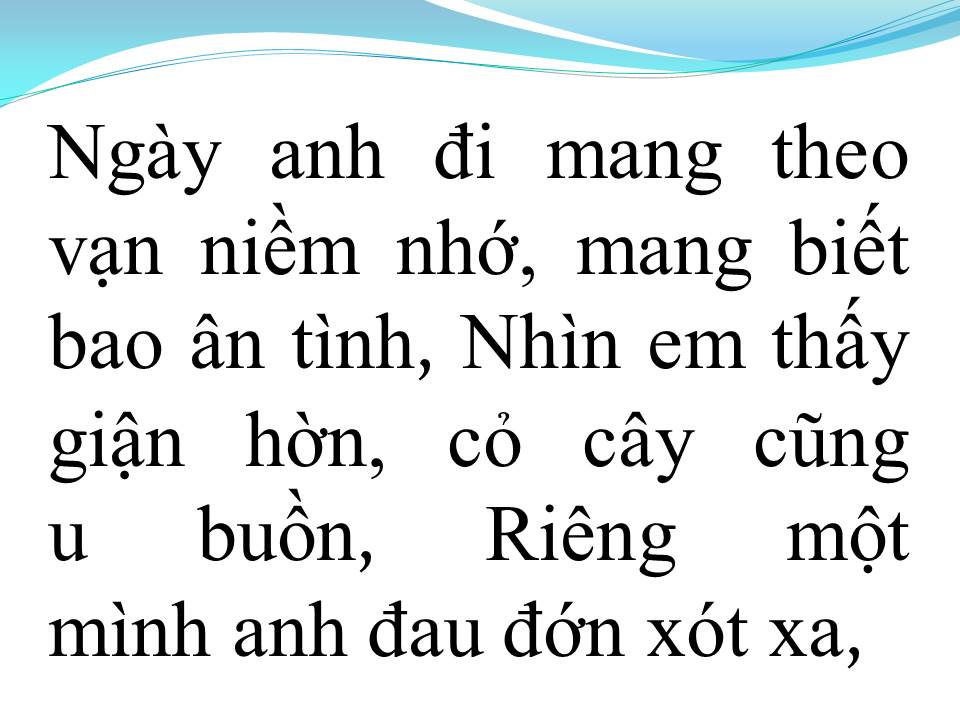 Lời bài hát GỬI VỀ EM