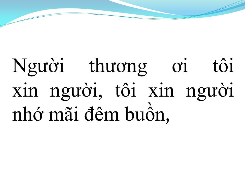 Lời bài hát VẦNG TRĂNG BUỒN