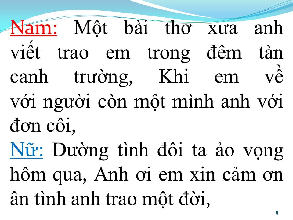 Lời bài hát CON ĐƯỜNG BUỒN RIÊNG ANH