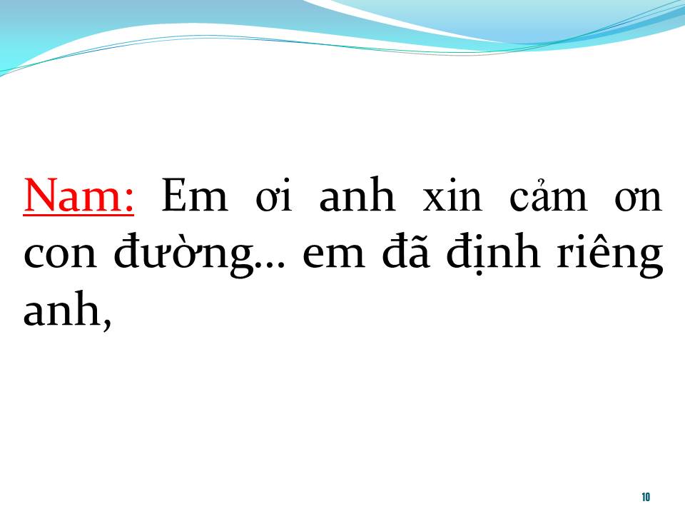 Lời bài hát CON ĐƯỜNG BUỒN RIÊNG ANH
