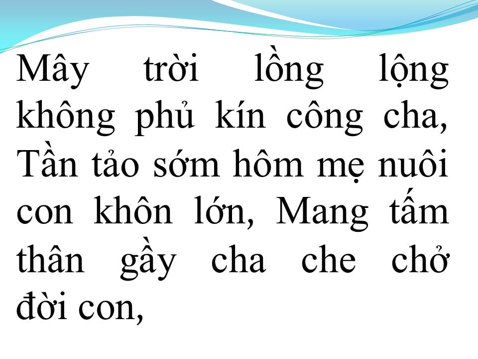 Lời bài hát HIẾU ĐẠO
