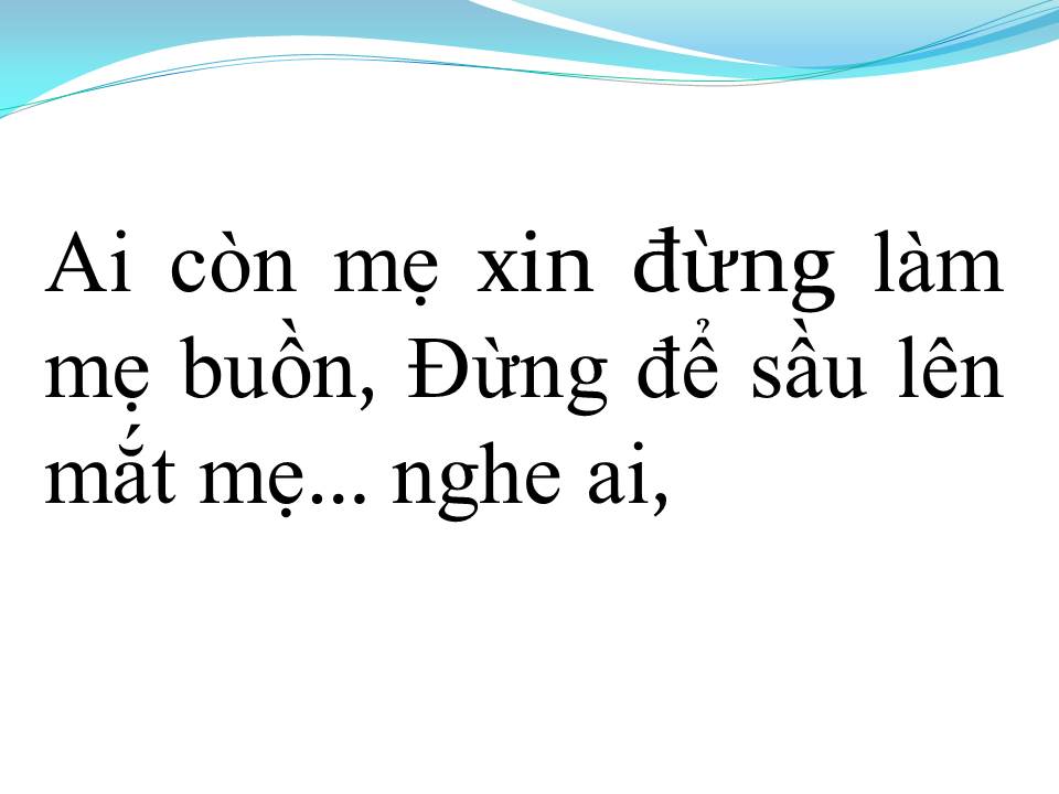 Lời bài hát HIẾU ĐẠO