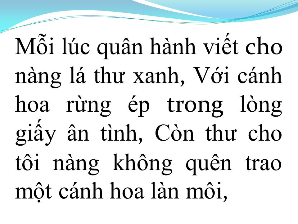 Lời bài hát NGÀY TRÒN TUỔI LÍNH