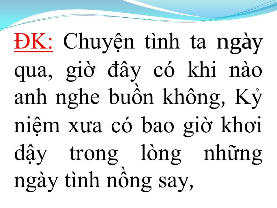 Lời bài hát EM VẪN HOÀI YÊU ANH