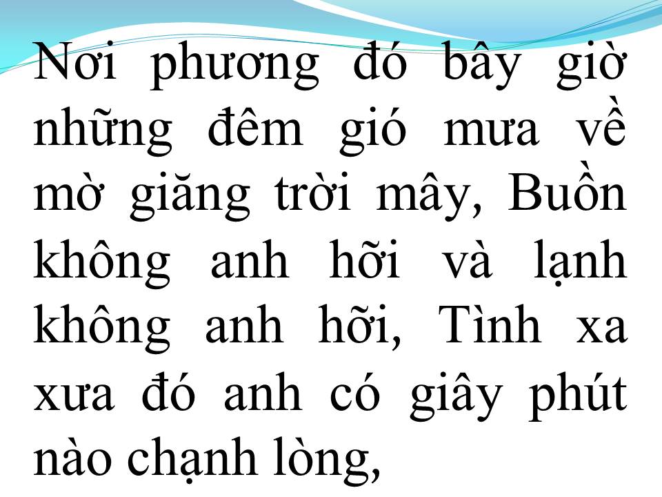 Lời bài hát EM VẪN HOÀI YÊU ANH