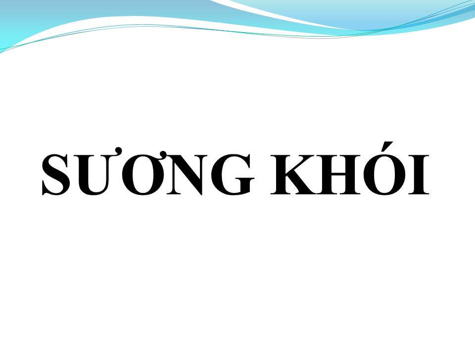 Lời bài hát SƯƠNG KHÓI