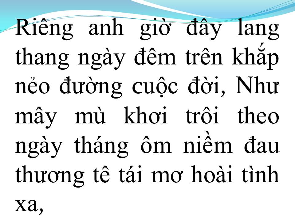 Lời bài hát SƯƠNG KHÓI