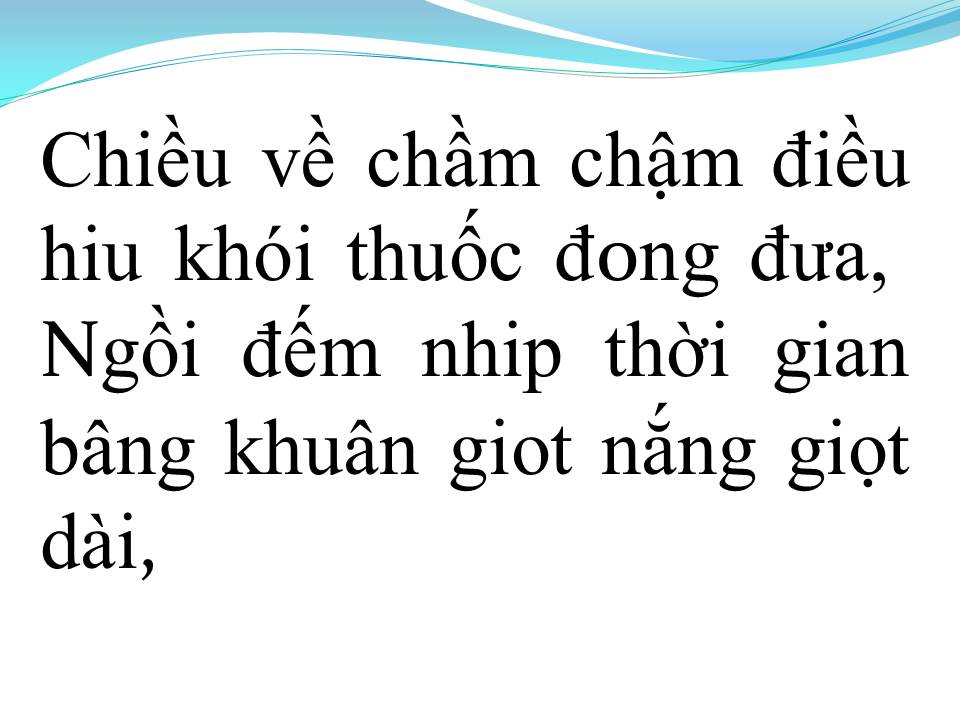 Lời bài hát SƯƠNG KHÓI