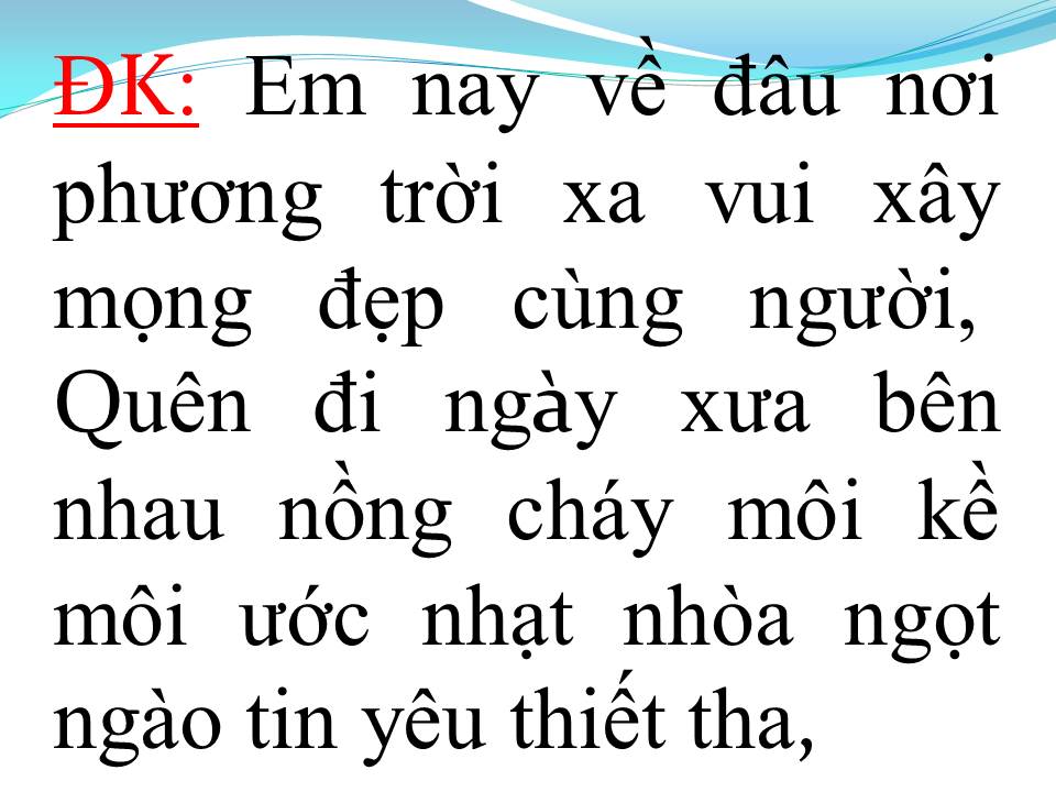Lời bài hát SƯƠNG KHÓI