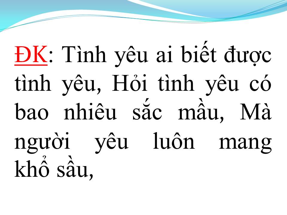 Lời bài hát SAO LÒNG CÒN THƯƠNG