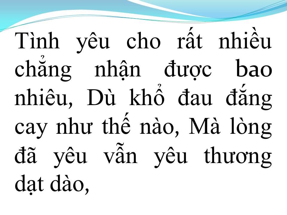 Lời bài hát SAO LÒNG CÒN THƯƠNG