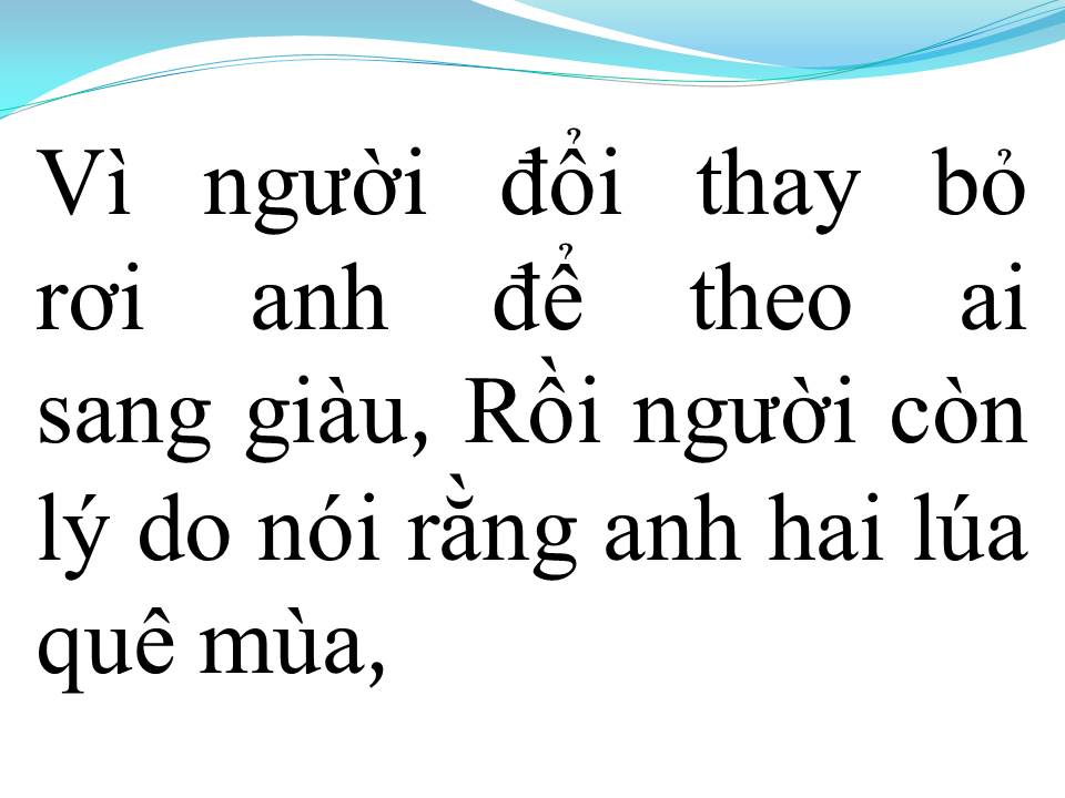 Lời bài hát TRAI QUÊ