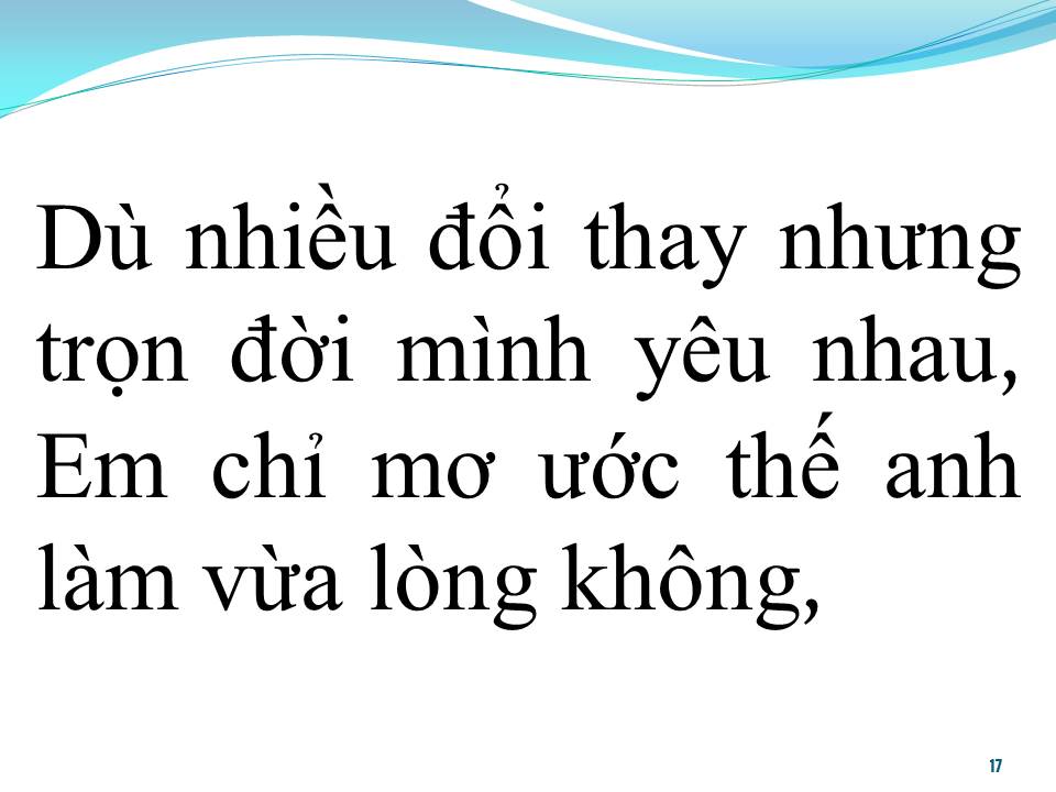 Lời bài hát ƯỚC MỘNG ĐÔI TA (SONG CA)