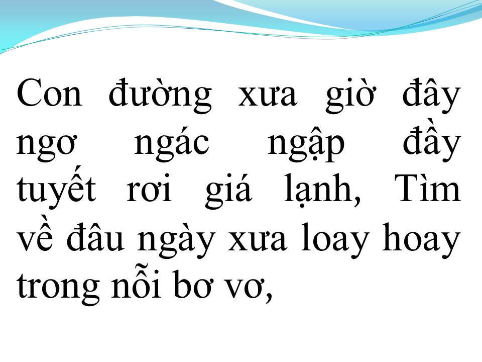 Lời bài hát CƠN MƠ BĂNG GIÁ