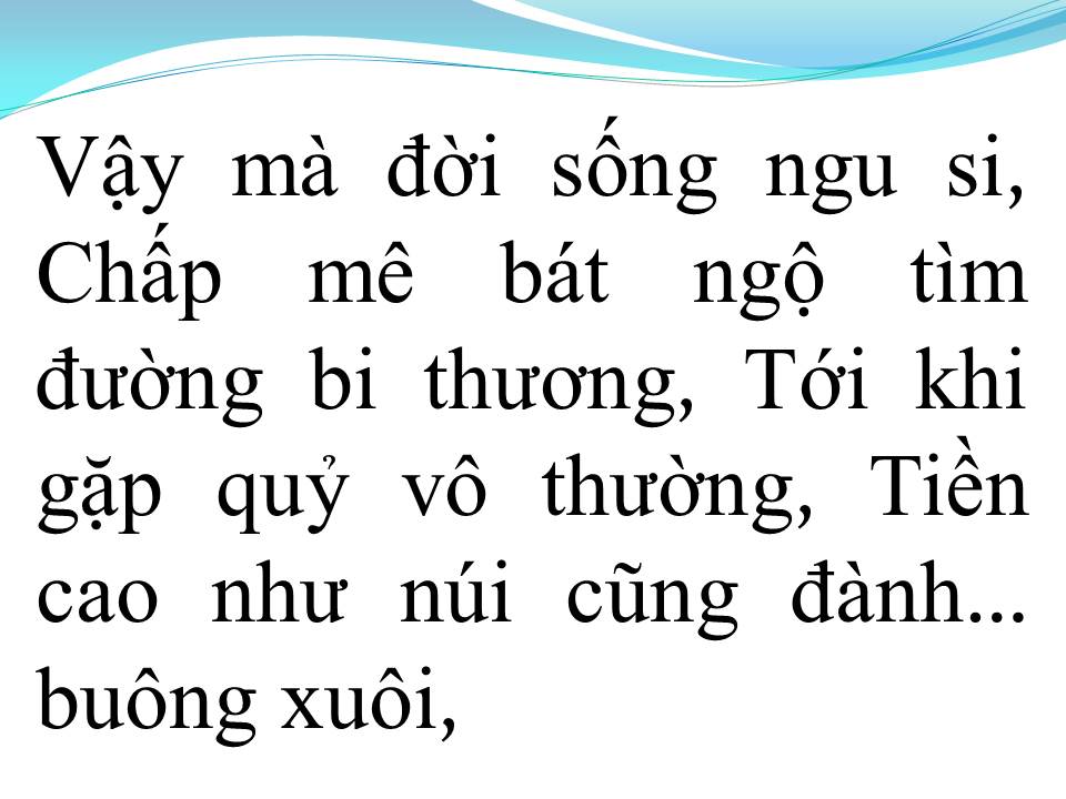 Lời bài hát ĐỜI LÀ CÕI TẠM