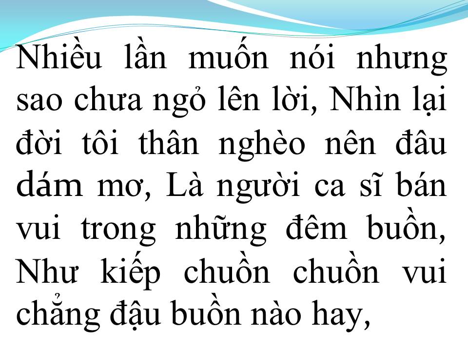 Lời bài hát TÌNH ANH HÁT DẠO