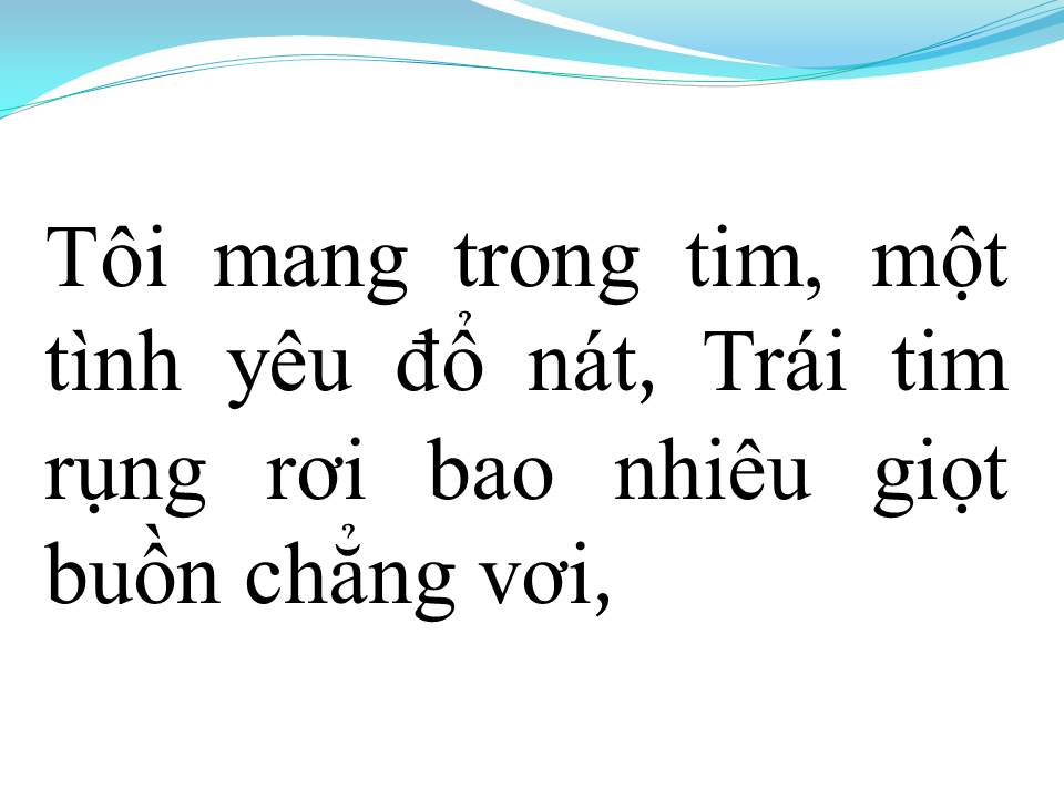 Lời bài hát TRÁI TIM SỎI ĐÁ